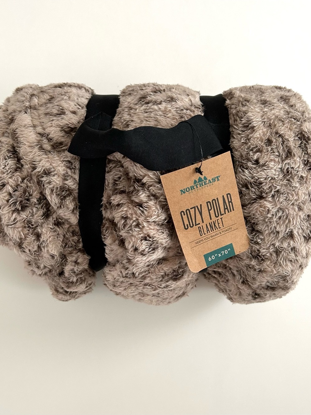 NorthEast Outfitters Cozy Polar Blanket - Spotted Animal Print